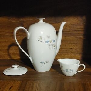 Elegant Rosenthal White Teapot and Creamer